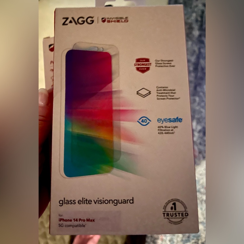 UNOPENED ZAGG glass elite privacy iPhone 14 Pro Max privacy screen protector